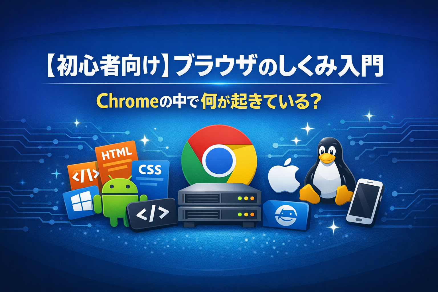 【初心者向け】ブラウザのしくみ入門｜Chromeの中で何が起きている？