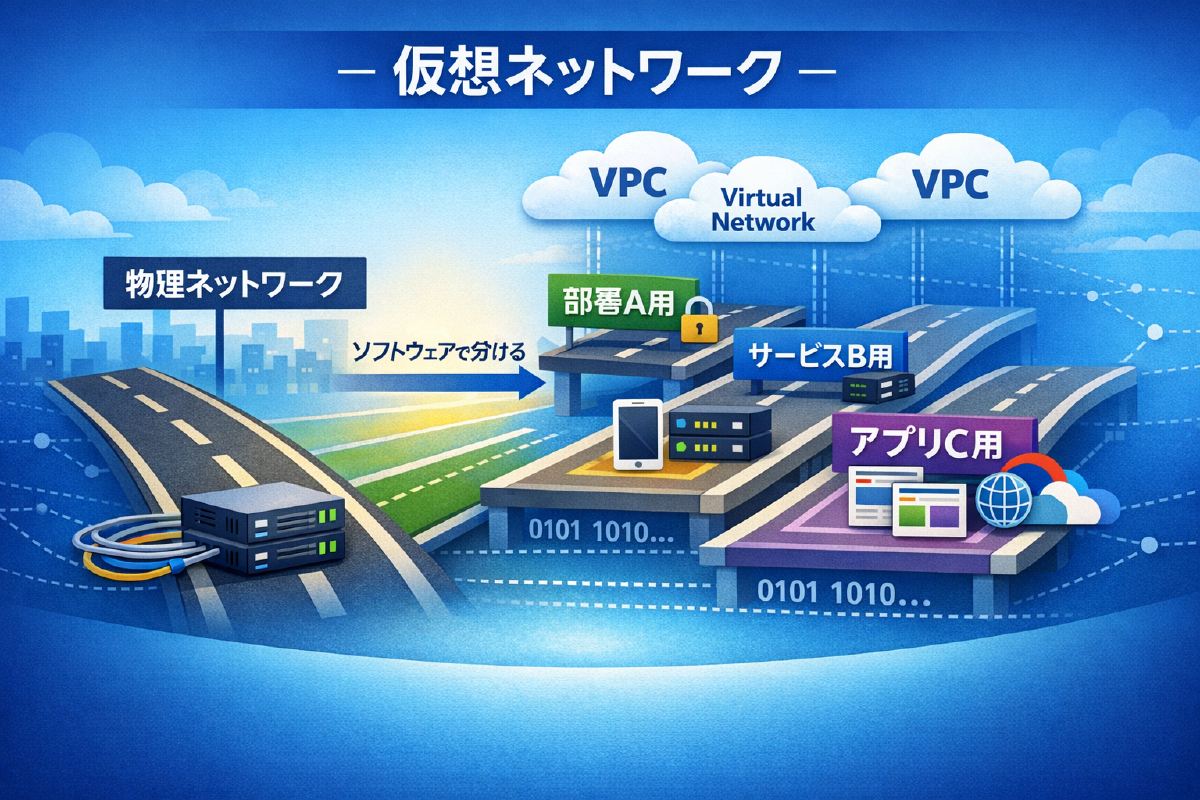 仮想ネットワークの全体像