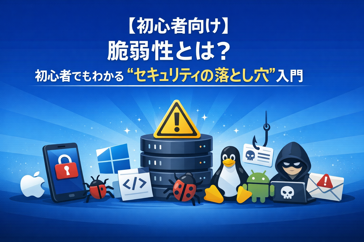 【初心者向け】脆弱性とは？初心者でもわかる“セキュリティの落とし穴”入門