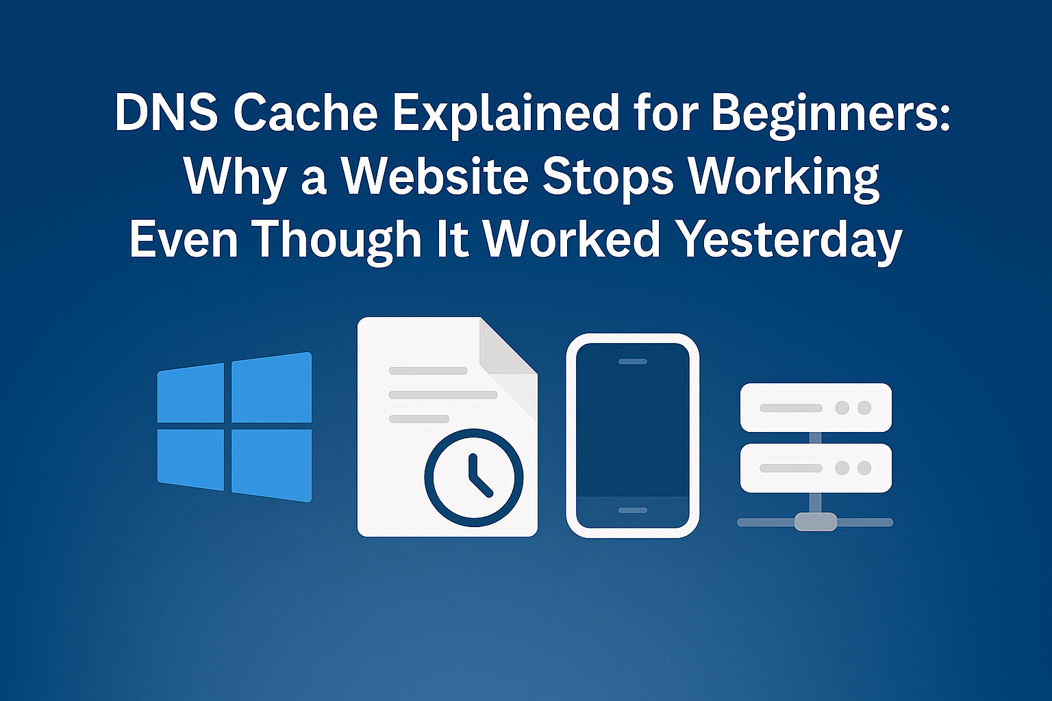 DNS Cache Explained for Beginners: Why Websites Break Due to Old Data